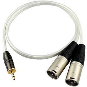 Cáp Âm Thanh Chuyển Đổi Male Sang Cannon Male Đôi (3.5mm)