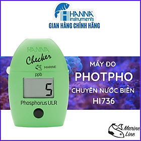 Checker Đo Photpho Thang Thấp Cho Bể Cá Nước Mặn HI736