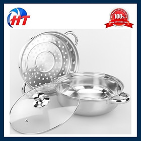 Mua NỒI HẤP XỬNG 2 TẦNG INOX MẶT KÍNH - HT