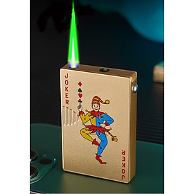Bật lửa khè hình lá bài Joker có đèn pin soi tiền cực chất - xài gas