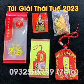 Túi thái tuế may mắn giảm vận hạn 2023 - Hóa giải phạm thái tuế