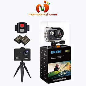 Mua Combo máy ảnh hành trình Eken H9r Hộp Kính – - Camera hành động quay 4K cực chất hỗ trợ wifi kết nối trong phạm vi 10m - Hàng chính hãng