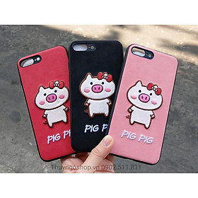 Mua Thuyngoshop - Ốp lưng heo nơ xinh xinh Iphone : 6   7   8   6 plus   6s plus   7plus   8plus   X   Xs   Xs Max