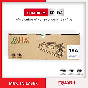 Cụm Drum  DR-19A - SAHA - Hộp mực dùng cho máy in HP: LaserJet Pro M101, M102, M103, M104 / MFP – M130, M132