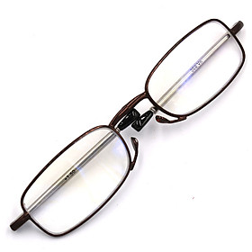 Mắt kính lão gọng xếp màu nâu từ 1 độ đến 4 độ, mắt kính viễn, mắt kính rút, mắt kính gấp