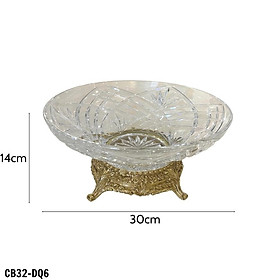 Mua Đĩa quả pha lê phong cách tân cổ điển CB32-DQ6