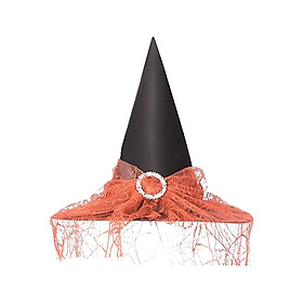 Halloween Witch Hat Black Pointed Witch Hat for Cosplay Masquerade Halloween