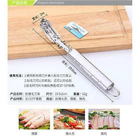 Mua dao cạo lông lợn  heo vịt gà  chó thỏ dê ...inox không gỉ