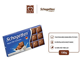 Hình ảnh Sôcôla Thanh 13 Vị Schogetten - Sữa - 100g