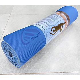 Thảm tập yoga Pro-Care định tuyến TPE 2 lớp 6mm (Tặng kèm túi đựng thảm)