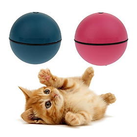 2 Pcs Automatic Cat Rolling Balls For Dog Cat Pet Chew Electric Toy Ball