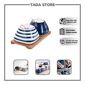 Mua Hũ Đựng Gia Vị Chất Liệu Gốm Sứ Cao Cấp  Lọ Gia Vị Phong Cách Nhật Bản Có Kèm Muỗng  Nắp Dung Tích 300ml