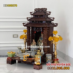 Mua Bộ bàn thờ Thần Tài Mái chùa 3 mái Sứ rạn nổi HD999278