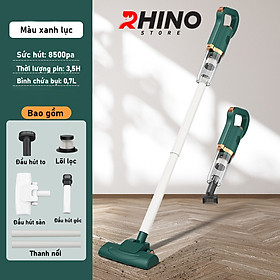 Máy hút bụi cầm tay Rhino VC101 mini gia đình tiện lợi - Hàng chính hãng