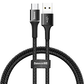 Mua Cáp sạc nhanh Baseus Halo Data Micro USB Quick Charge Cable (3A  Quick charge 3.0  LED Light indicator) - Hàng chính hãng