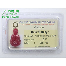 Mua Bồ Tát Đá Ruby Kiểm Định Tự Nhiên Phong Thuỷ