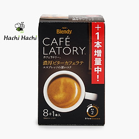 Cà phê Latte Blendy đậm đà 72g (9gx8 gói)