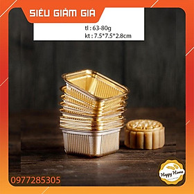 Khay đựng bánh trung thu đa dạng nhiều màu nhiều size 50g, 60-80g ,100g sét 50 chiếc