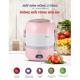 Mua Hộp Cơm Cắm Điện  Hộp Cơm Hâm Nóng 2 Tầng Life360 EL-ALS263  Nấu Chín  Hâm Nóng Thức Ăn  Hàng Chính Hãng  Bảo Hành 1 Năm