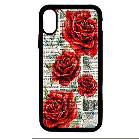 Ốp lưng cho iPhone X mẫu hoa 1 - Hàng chính hãng