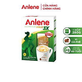 Sữa Bột Anlene vị Cà phê (Hộp giấy 280g)