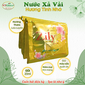 Nước xả vải Zily 20ml (10 gói/ dây)