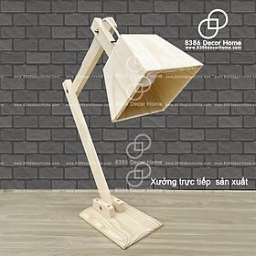 Mua Đèn ngủ  học tập  làm việ decor nhỏ bằng gỗ dễ thương và phong cách hiện đại Bắc Âu (Tặng bóng Led 3W tiết kiệm điện)