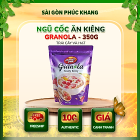 Ngũ cốc trái cây ăn kiêng Granola Fruity berry 350gr dan.d.pak,công nghệ châu âu,không chất bảo quản