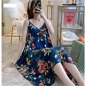 VÁY BẦU 2 DÂY ĐẦM NGỦ Mặc Ở Nhà Mùa Hè Vải Lanh Siêu Mềm Mát Có khả năng  điều hòa nhiệt cơ thể  Lazadavn