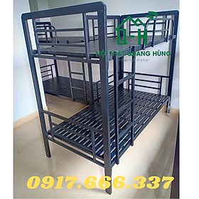 Mua GIƯỜNG TẦNG 1MX2M MÀU ĐEN HỘP SẮT 3X6 DÀY DẶN DÀNH CHO GIA ĐÌNH