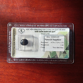 Mua Viên đá Sapphire Cabochon thiên nhiên kiểm định HA_G000149