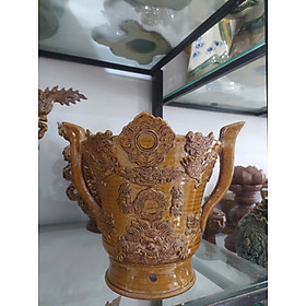 Bát hương giả cổ thời Lê gốm sứ Bát Tràng