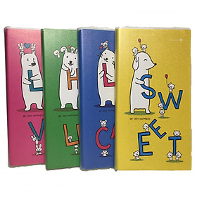 Combo 4 cuốn Sổ tay hình dễ thương