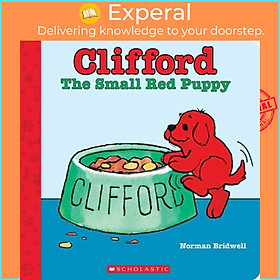Sách - Clifford the Small Red Puppy by Norman Bridwell (UK edition, boardbook)
