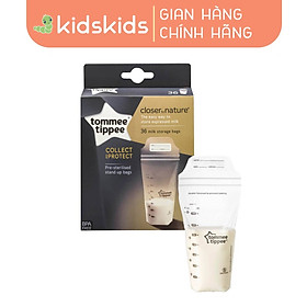 Túi trữ sữa Tommee Tippee Closer to Nature 350ml (hộp 36 túi)