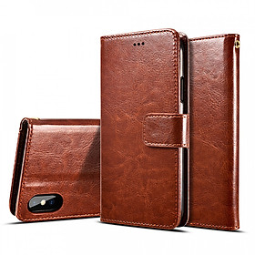 Bao da dành cho Iphone 6 Plus/ 6s Plus/ 7 Plus/ 7s Plus/ 8 Plus , X, Xs, Xs Max kiêm ví tiền đựng thẻ, card rất tiện lợi