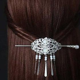 Trâm kim quan cài tóc dạng 5 thanh cổ trang nữ xinh xắn tặng thẻ Vcone