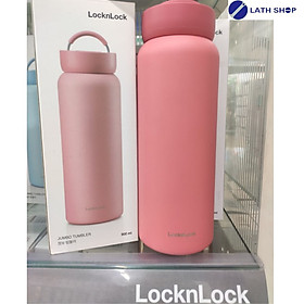 Bình giữ nhiệt bằng thép không gỉ LocknLock Jumbo Tumbler LHC4300YRED 900ML