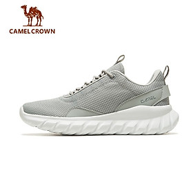 Giày chạy bộ nam CAMEL CROWN Lớp Có đệm không trượt Chịu mài mòn Thở nhẹ - Gray - EU40