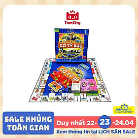 Cờ Tỷ Phú Việt Nam - Trò chơi gia đình rèn luyện tư duy kinh doanh (hộp cứng)