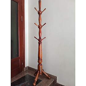 Mua Cây treo quần áo N H home thân to chân thẳng màu nâu đậm