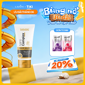 Serum Siêu Dưỡng Tóc Lavox Nano Complex 60ml Hair Balm Giữ Ẩm Tóc, Dưỡng Tóc Mượt Lamimi Chính Hãng