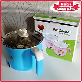 Mua Ca  Nấu Mì Modosa  Nấu Lẩu Mini  Nấu Nước Đa Năng Kèm Lồng Hấp 2 Trong 1 - Giao Màu Ngẫu Nhiên - Hàng Chính Hãng