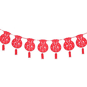 Chinese New Year Decorations Chinese Spring Festival Hanging Decor Good Luck Paper Cut for Chinese Spring Festival Party