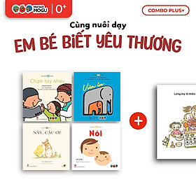 Truyện Ehon bé 1-2-3 tuổi - Bộ 4 cuốn Em bé biết yêu thương