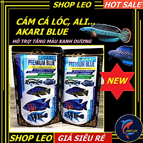 Cám cá Lóc AKARI Premium Maxi - Red - Yellow - Blue (hạt1mm), Hỗ trợ tăng màu cho cá ali, cá lóc cảnh, các dòng lóc lạnh