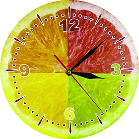Mua đồng hồ treo tường quả cam 4 màu