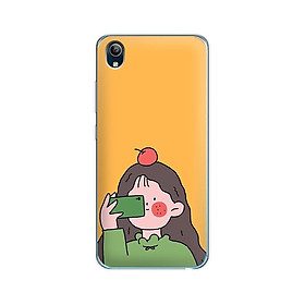 Ốp lưng dẻo cho điện thoại Vivo Y91C - 01201 7899 GIRL01 - in hình chibi dễ thương - Hàng Chính Hãng