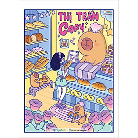 Sách Tô Màu Chữa Lành - Thị Trấn Capy - MEGA - Megabooks