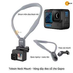 Mua Telesin Neck Mount - Vòng dây đeo cổ Gopro 11 new 2023